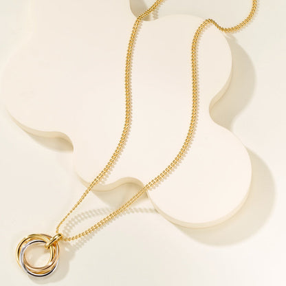[Love's Uplift]TRINITY LARGE NECKLACE