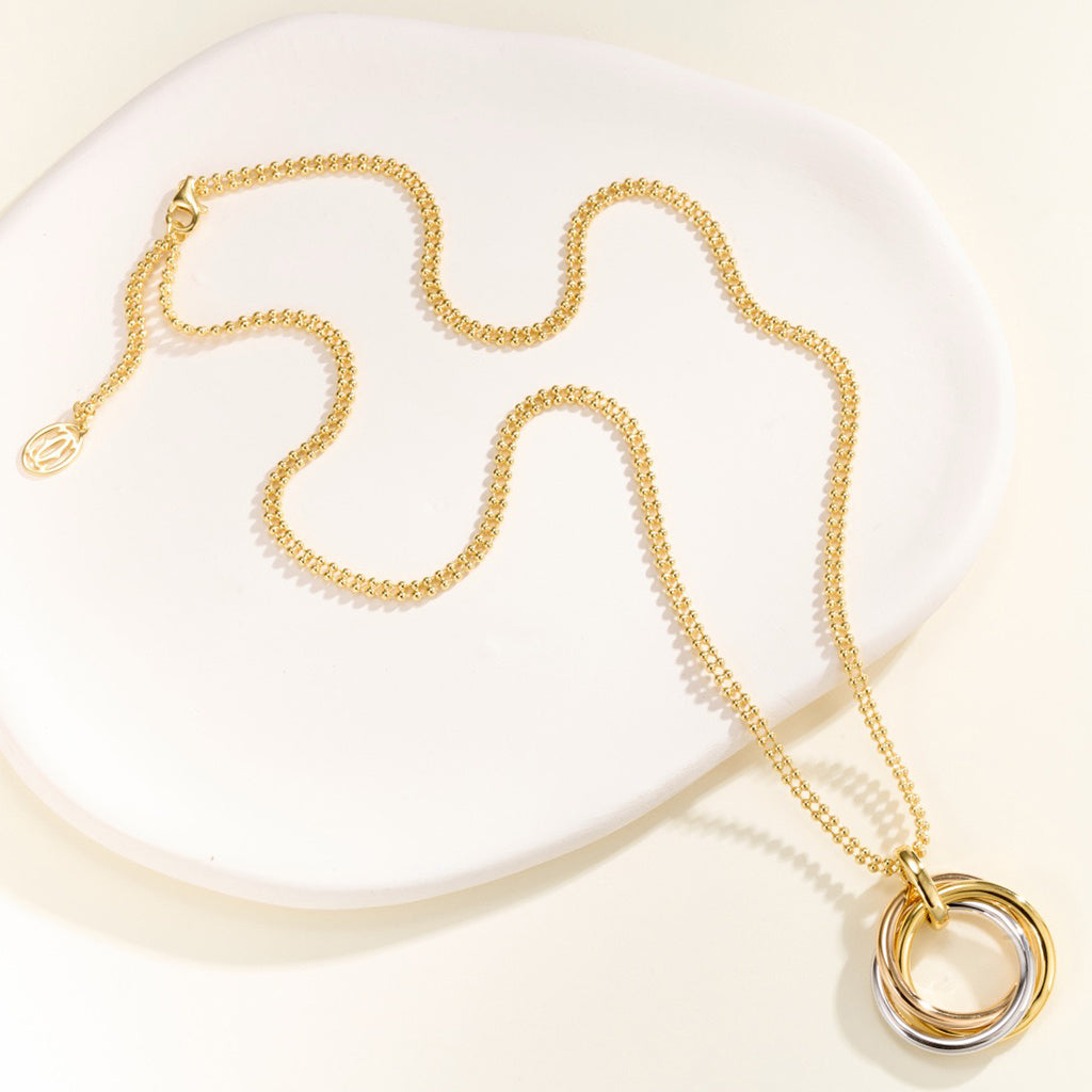 [Love's Uplift]TRINITY LARGE NECKLACE