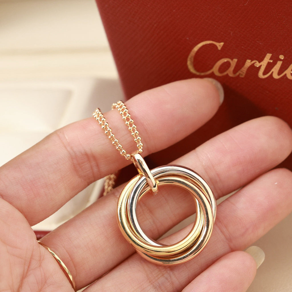 [Love's Uplift]TRINITY LARGE NECKLACE