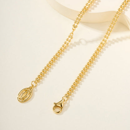 [Love's Uplift]TRINITY LARGE FULL DIAMOND  NECKLACE
