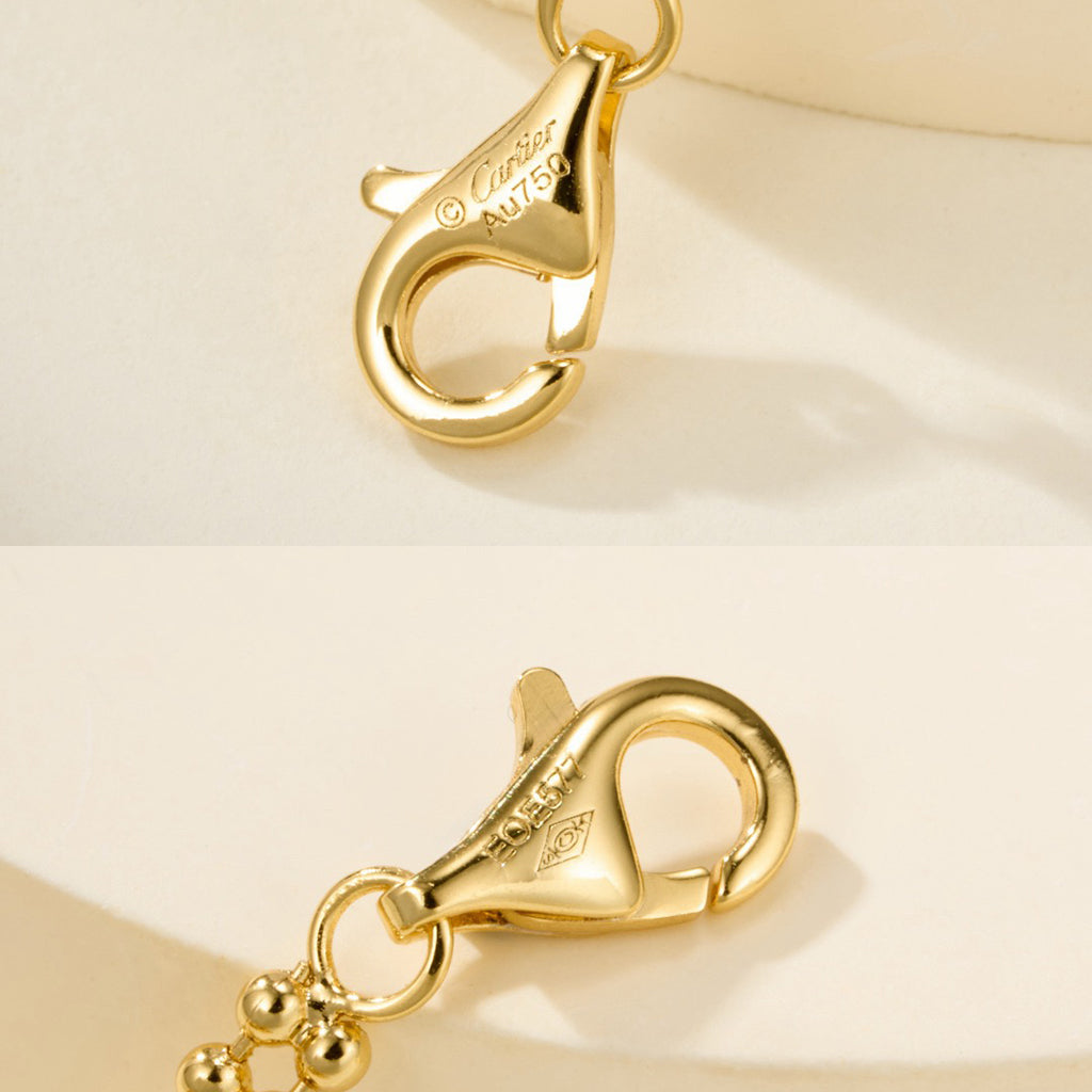[Love's Uplift]TRINITY LARGE FULL DIAMOND  NECKLACE