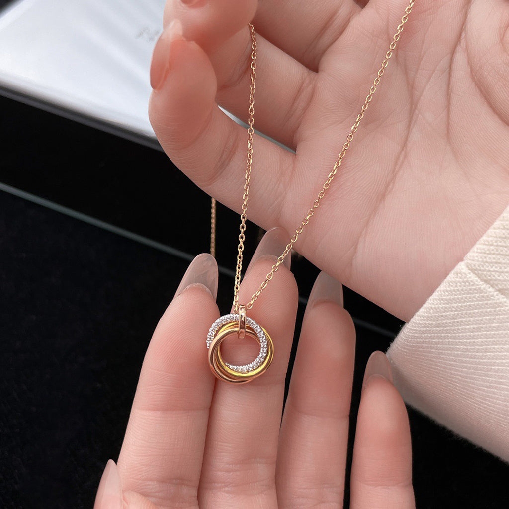 [Love's Uplift]TRINITY SMALL NECKLACE
