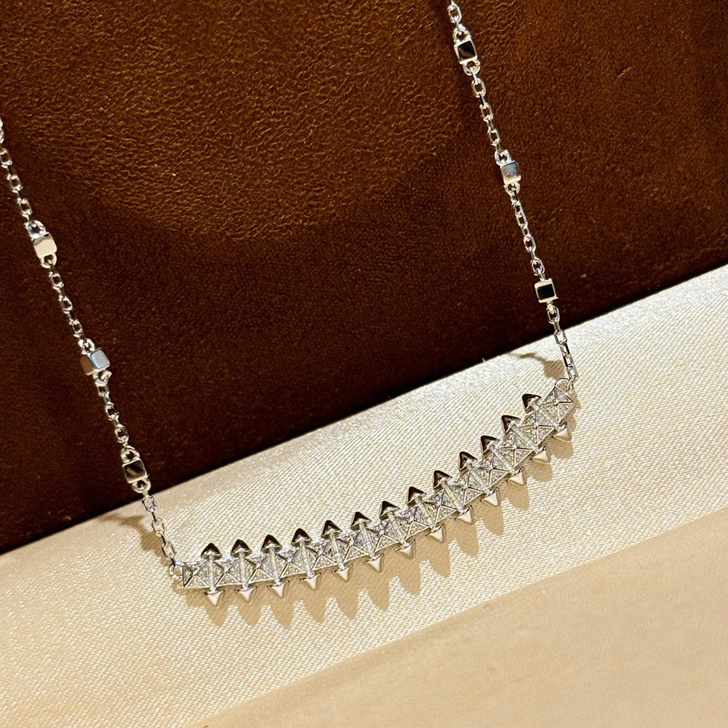 [Love's Uplift]CLASH  SMALL FULL DIAMOND NECKLACE