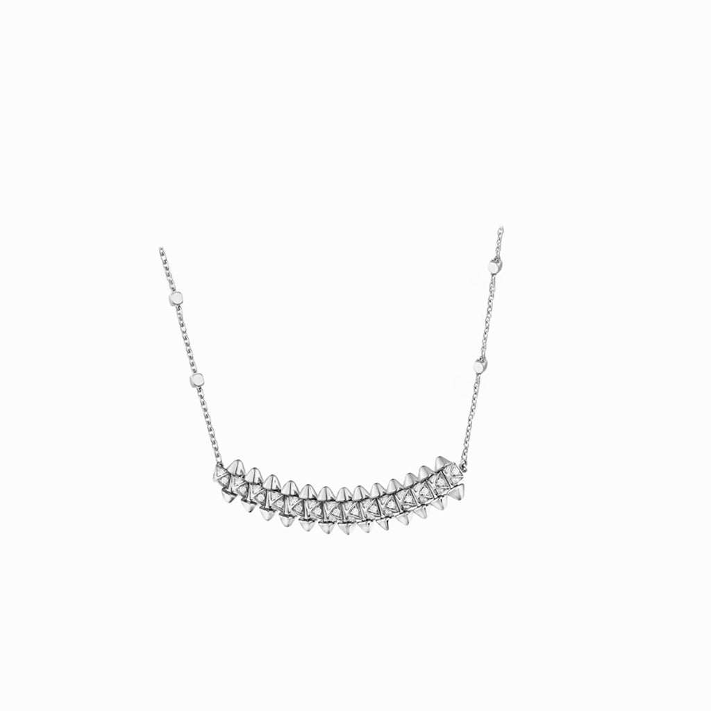 [Love's Uplift]CLASH  SMALL FULL DIAMOND NECKLACE