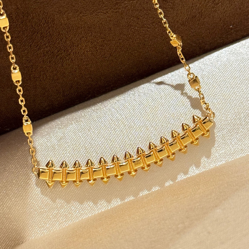 [Love's Uplift]CLASH  SMALL FULL DIAMOND NECKLACE