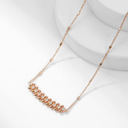 [Love's Uplift]CLASH  MEDIUM DIAMOND NECKLACE