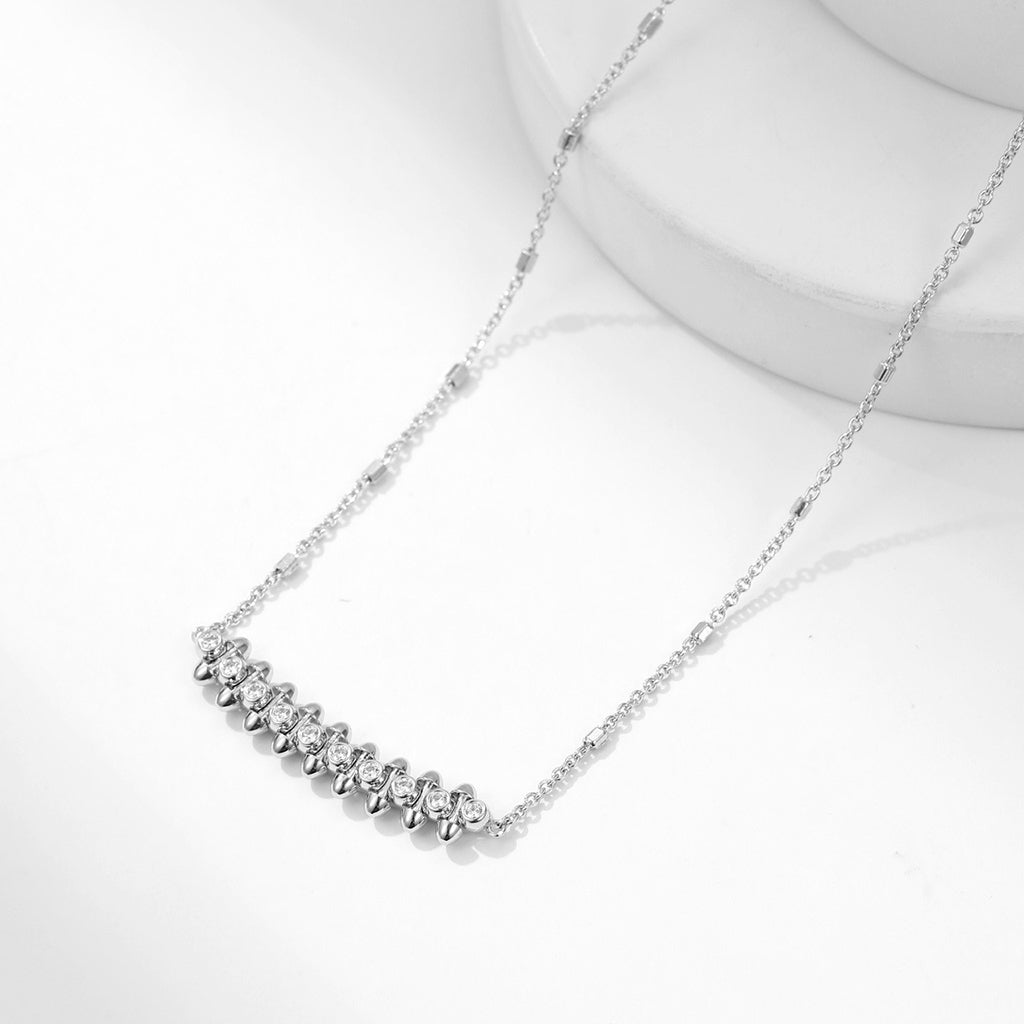 [Love's Uplift]CLASH  MEDIUM DIAMOND NECKLACE