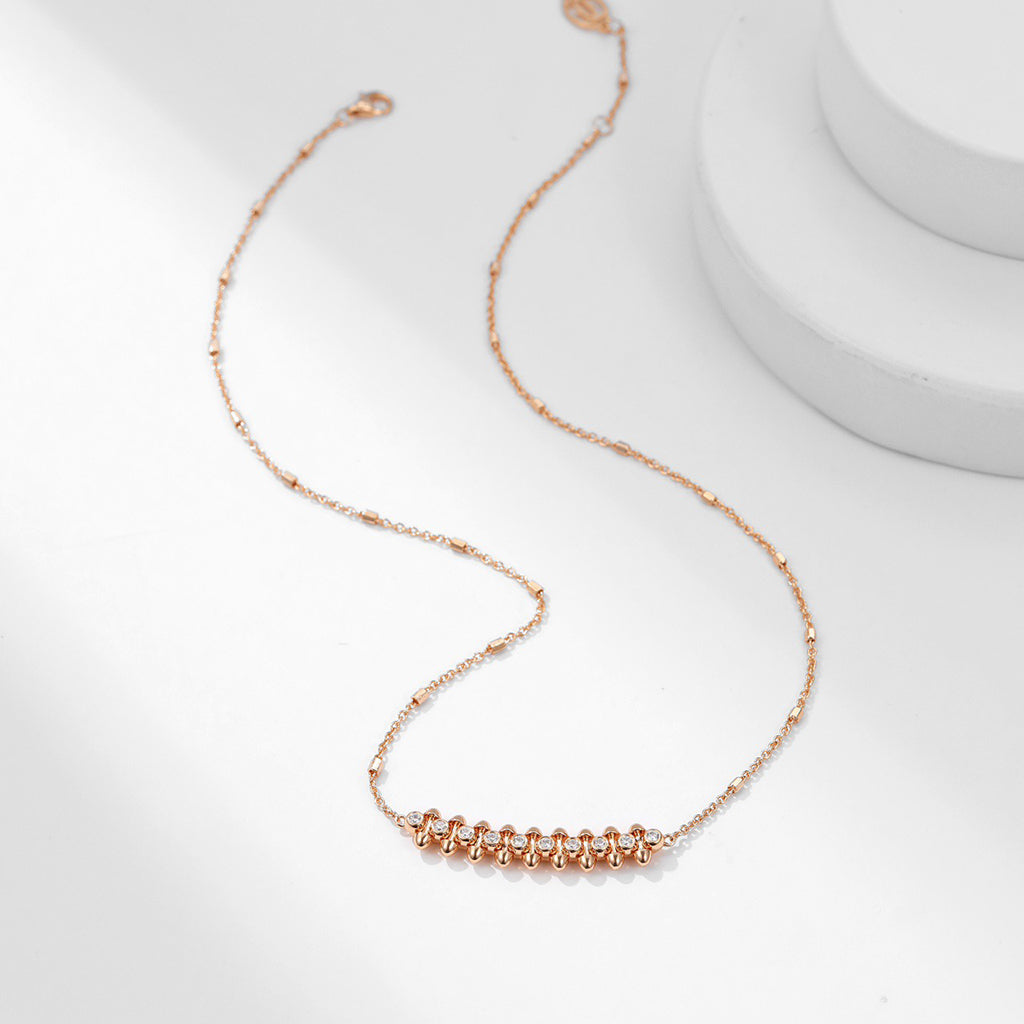 [Love's Uplift]CLASH  MEDIUM DIAMOND NECKLACE