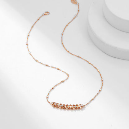[Love's Uplift]CLASH  MEDIUM DIAMOND NECKLACE