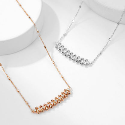 [Love's Uplift]CLASH  MEDIUM DIAMOND NECKLACE