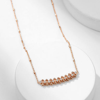 [Love's Uplift]CLASH  MEDIUM DIAMOND NECKLACE