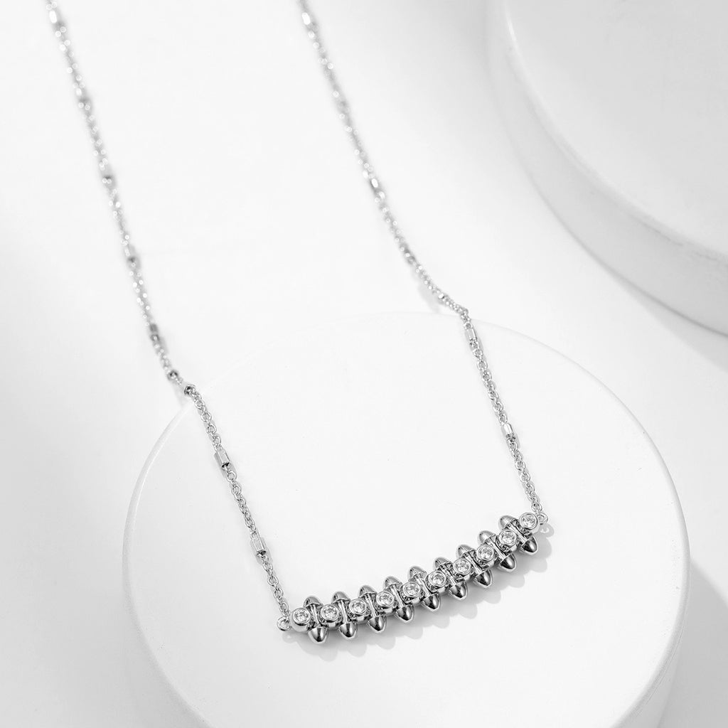 [Love's Uplift]CLASH  MEDIUM DIAMOND NECKLACE