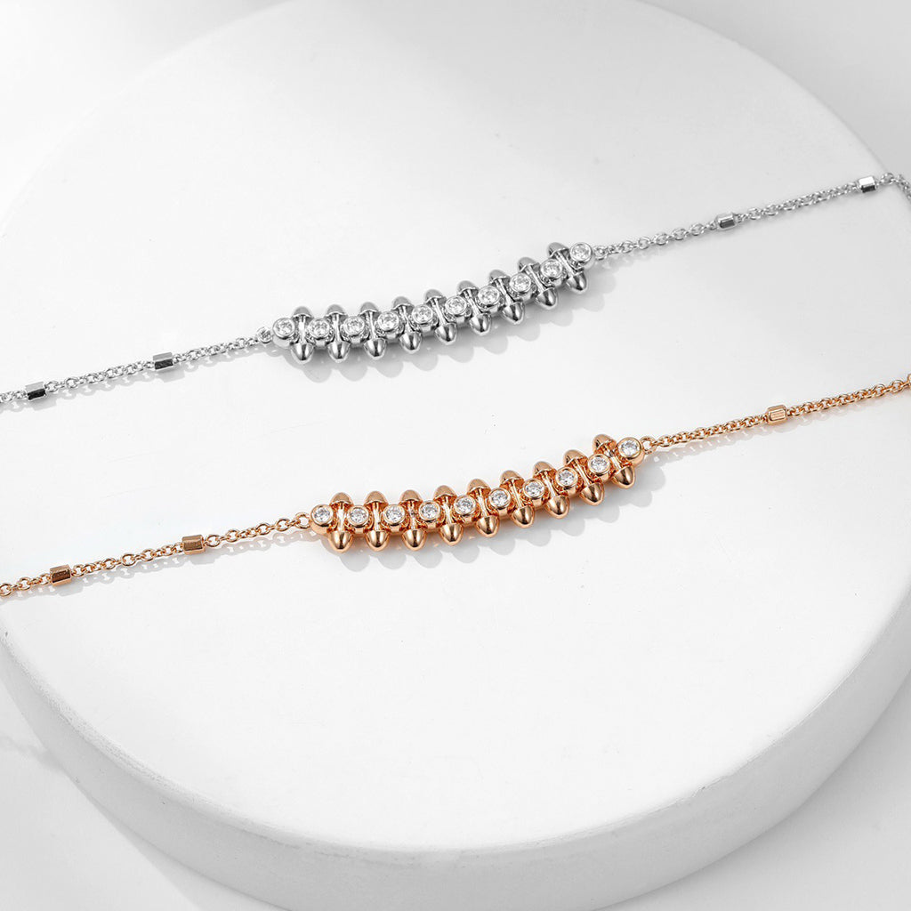 [Love's Uplift]CLASH  MEDIUM DIAMOND NECKLACE