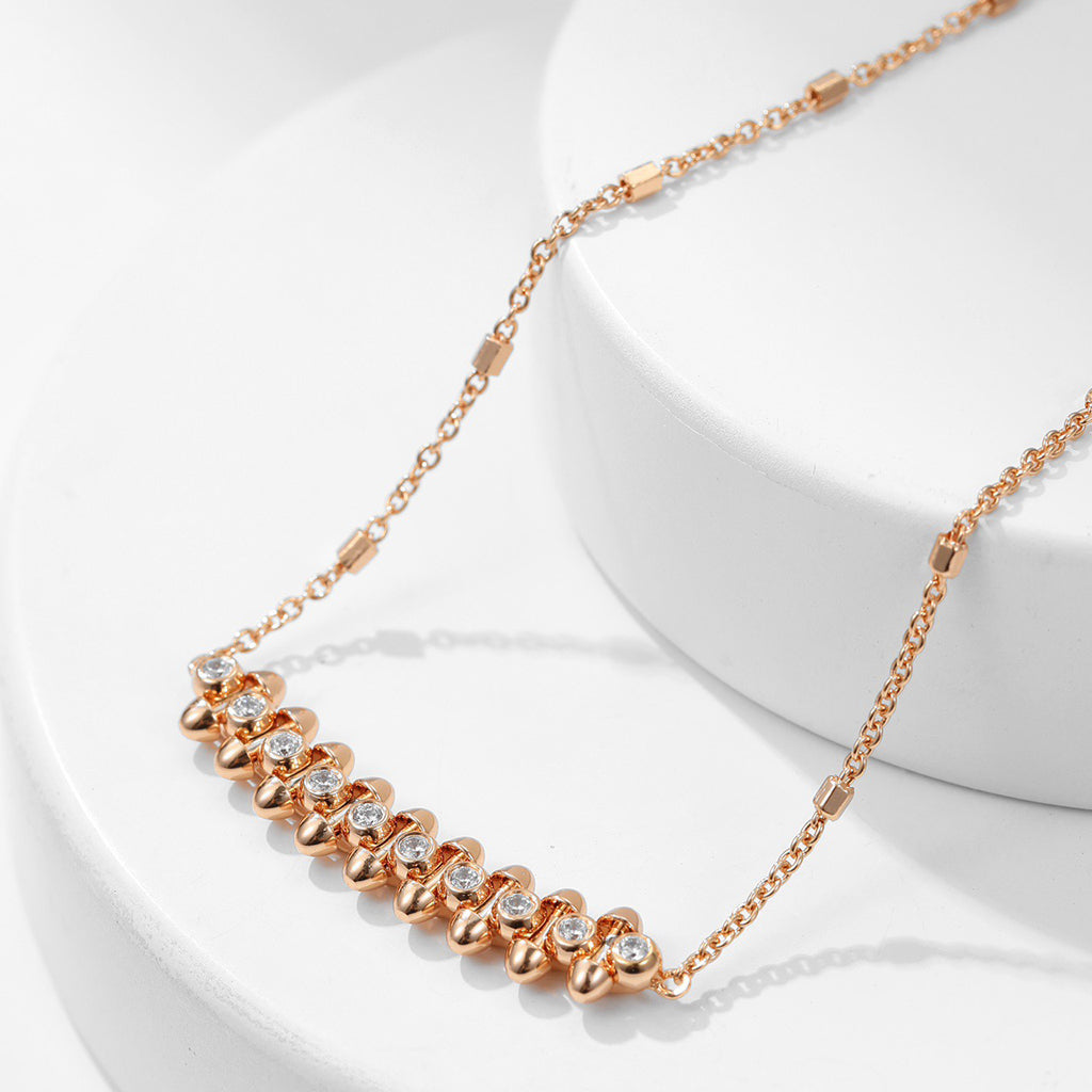 [Love's Uplift]CLASH  MEDIUM DIAMOND NECKLACE