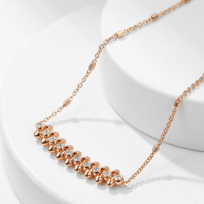 [Love's Uplift]CLASH  MEDIUM DIAMOND NECKLACE