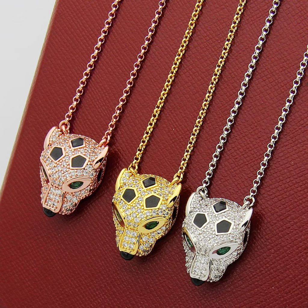 [Love's Uplift]PANTHERE FULL DIAMOND NECKLACE