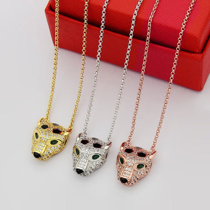 [Love's Uplift]PANTHERE FULL DIAMOND NECKLACE