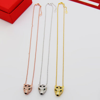 [Love's Uplift]PANTHERE FULL DIAMOND NECKLACE