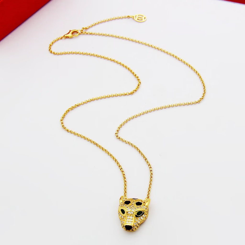 [Love's Uplift]PANTHERE FULL DIAMOND NECKLACE