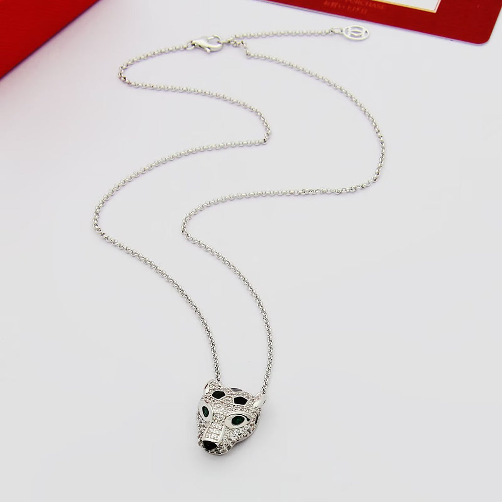 [Love's Uplift]PANTHERE FULL DIAMOND NECKLACE