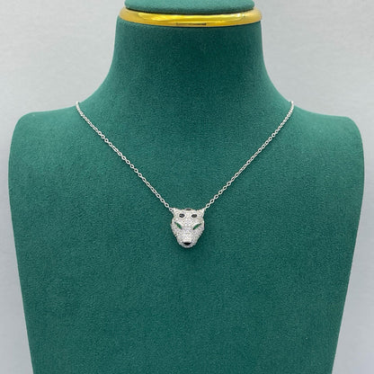 [Love's Uplift]PANTHERE FULL DIAMOND NECKLACE