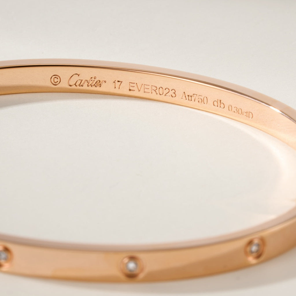 [Love's Uplift]LOVE BRACELET 3.65MM 10 DIAMONDS