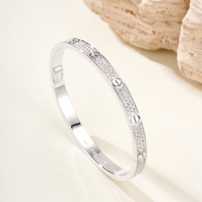 [Love's Uplift]LOVE BRACELET 4.8MM DIAMOND-PAVED