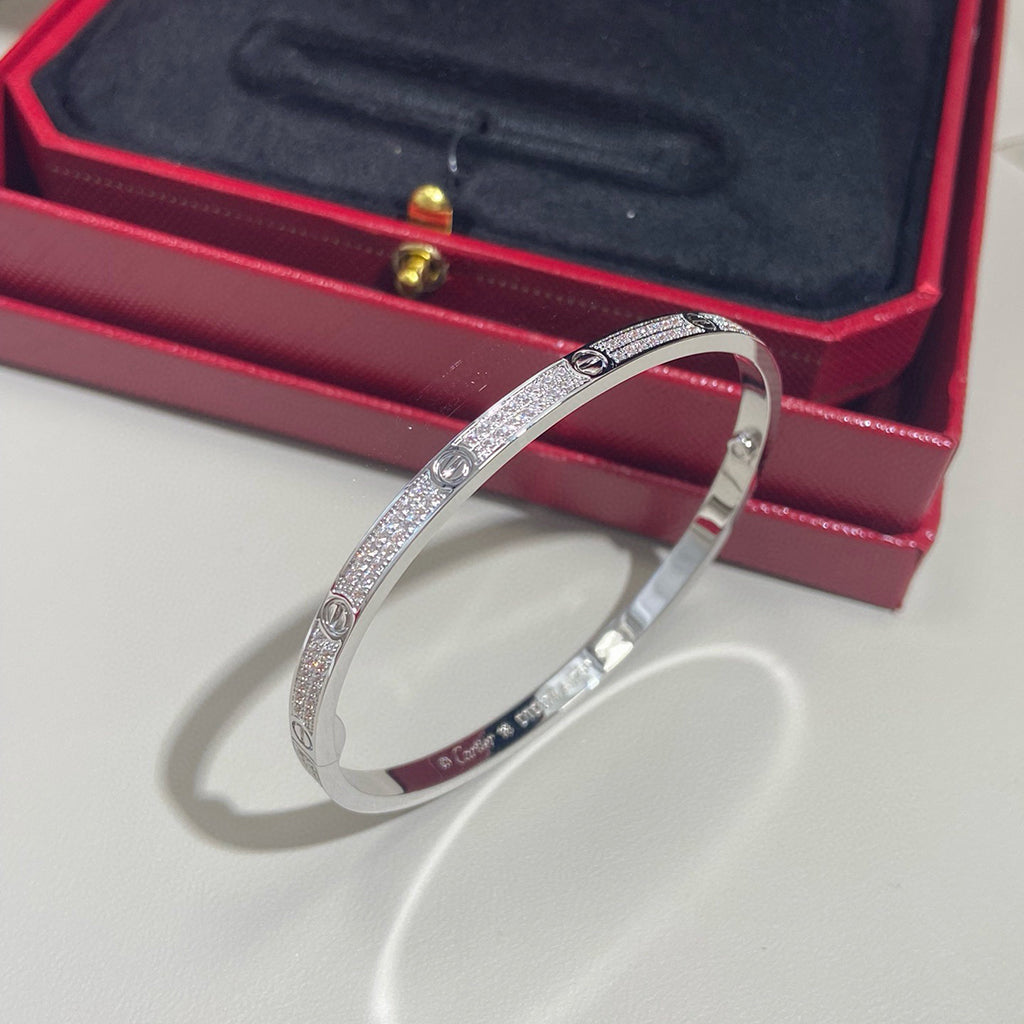 [Love's Uplift]LOVE BRACELET 3.65MM DIAMOND-PAVED