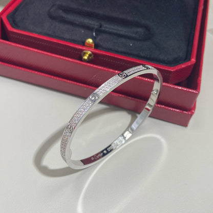 [Love's Uplift]LOVE BRACELET 3.65MM DIAMOND-PAVED