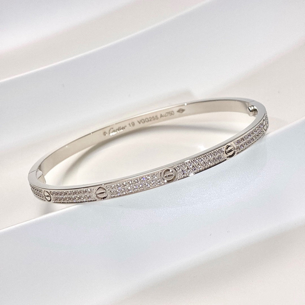 [Love's Uplift]LOVE BRACELET 3.65MM DIAMOND-PAVED