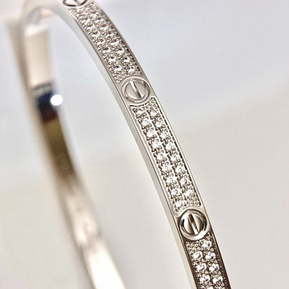 [Love's Uplift]LOVE BRACELET 3.65MM DIAMOND-PAVED