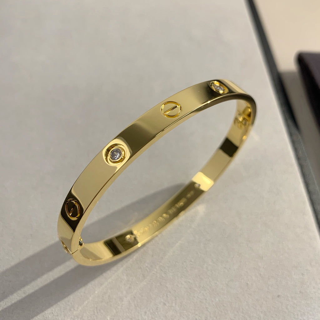 [Love's Uplift]LOVE BRACELET 6.1MM 4 DIAMONDS