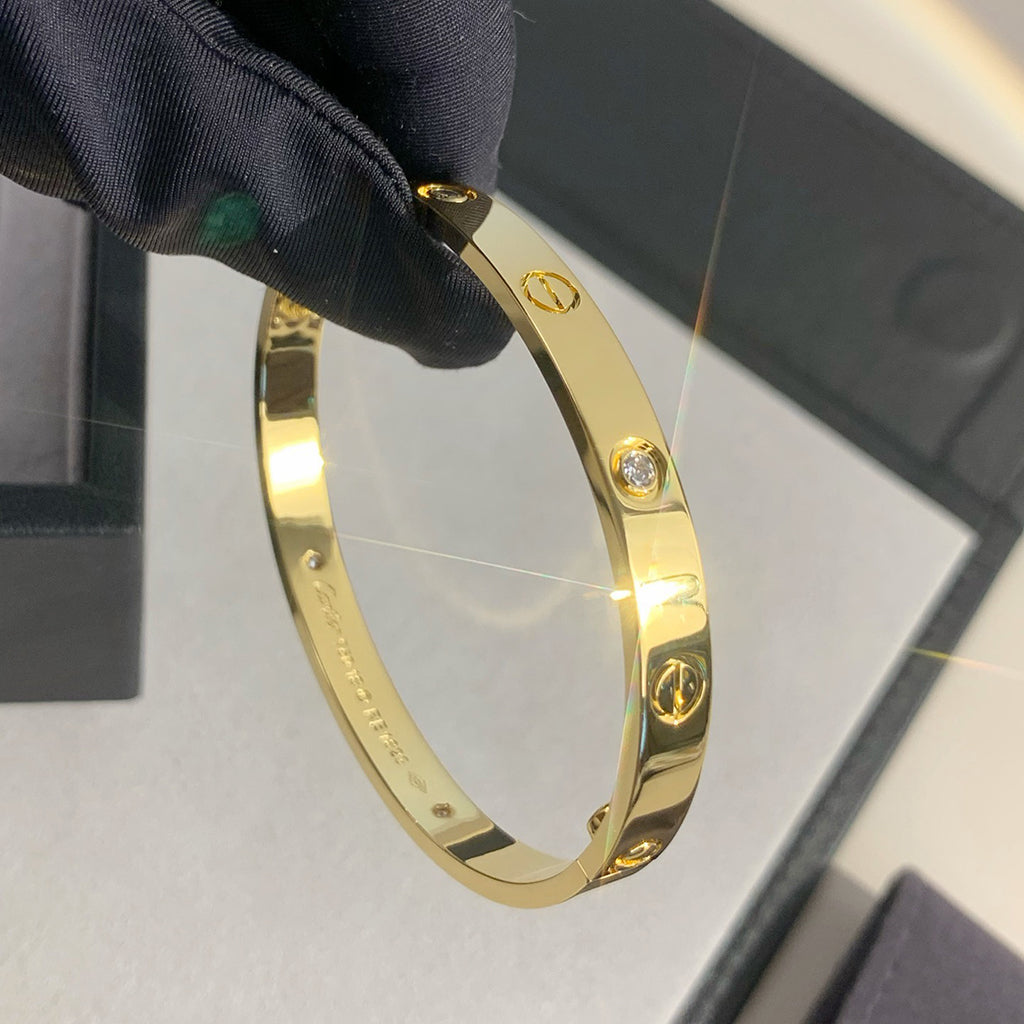 [Love's Uplift]LOVE BRACELET 6.1MM 4 DIAMONDS