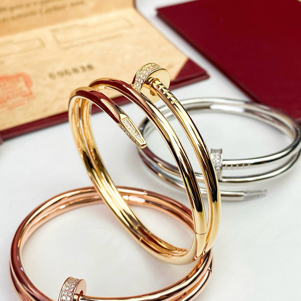 [Love's Uplift]JUSTE BRACELET 3.5MM DOUBLE ROW DIAMOND