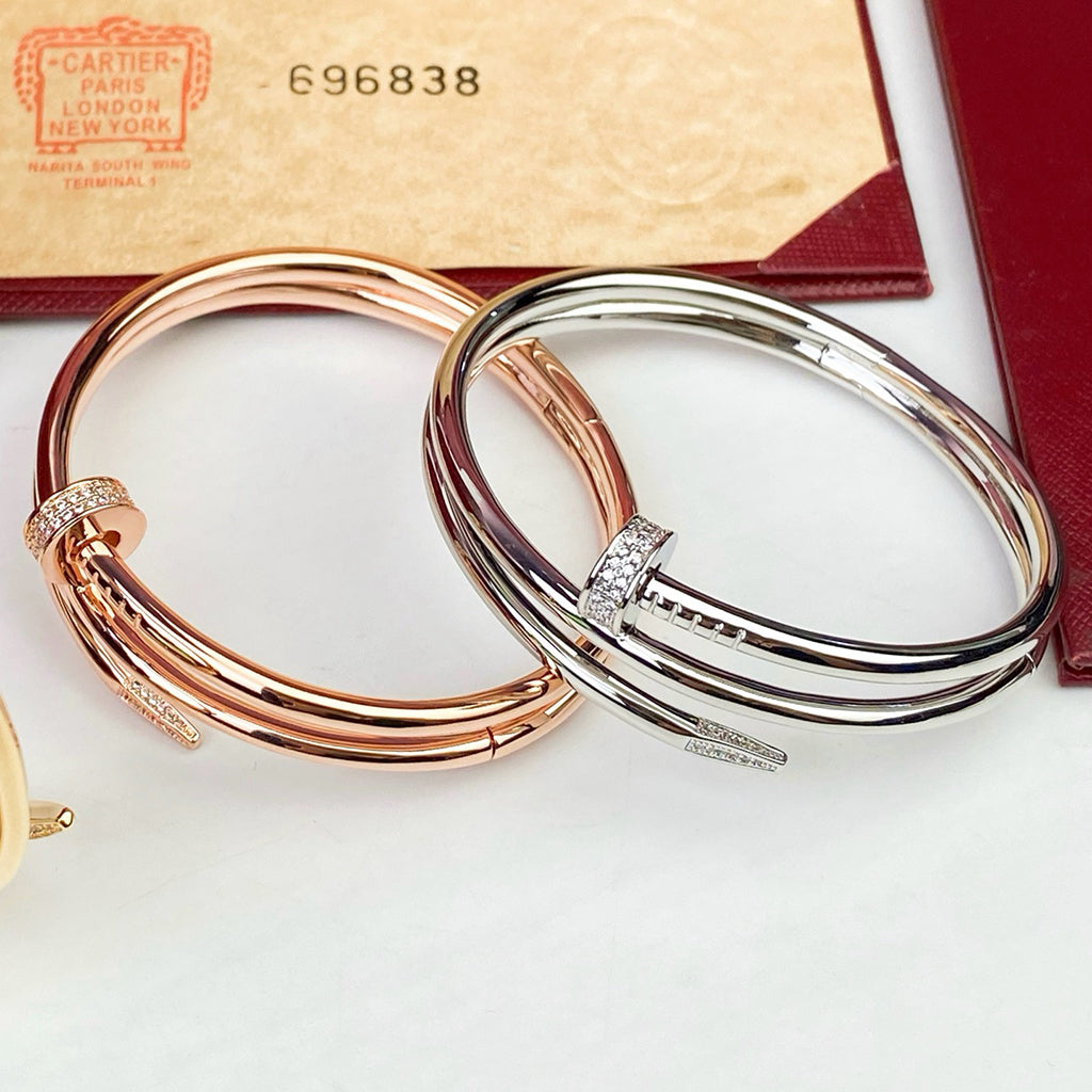 [Love's Uplift]JUSTE BRACELET 3.5MM DOUBLE ROW DIAMOND