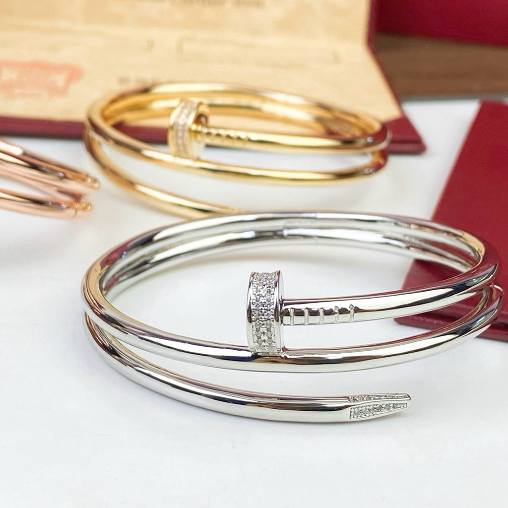[Love's Uplift]JUSTE BRACELET 3.5MM DOUBLE ROW DIAMOND
