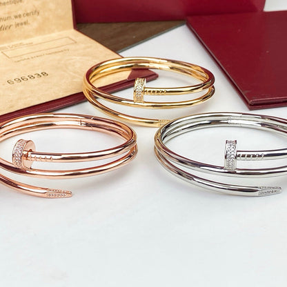 [Love's Uplift]JUSTE BRACELET 3.5MM DOUBLE ROW DIAMOND