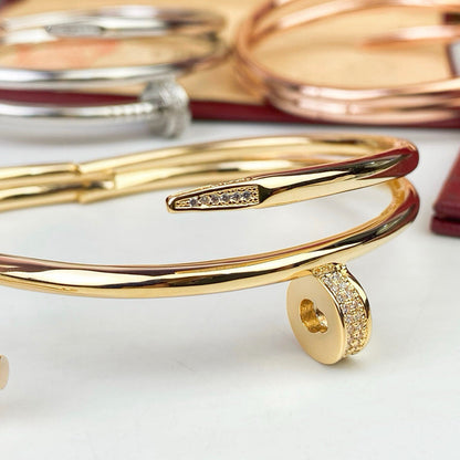 [Love's Uplift]JUSTE BRACELET 3.5MM DOUBLE ROW DIAMOND