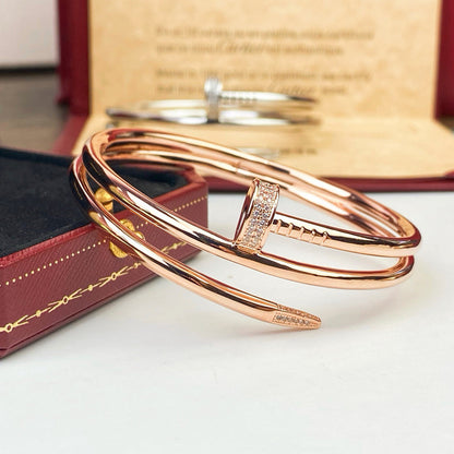 [Love's Uplift]JUSTE BRACELET 3.5MM DOUBLE ROW DIAMOND