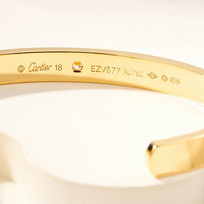 [Love's Uplift]LOVE BRACELET 6.1MM 1 DIAMOND OPEN CUFF
