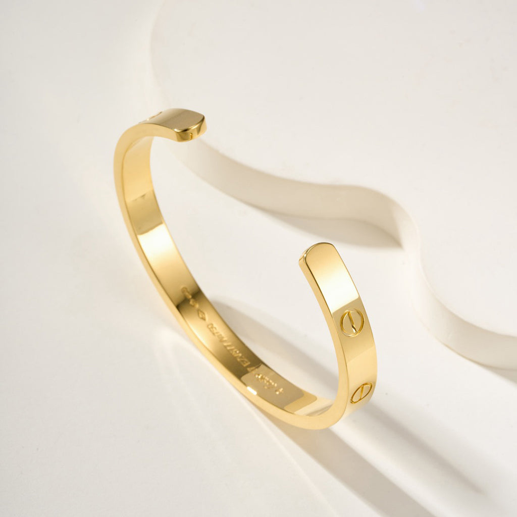[Love's Uplift]LOVE BRACELET 6.1MM OPEN CUFF