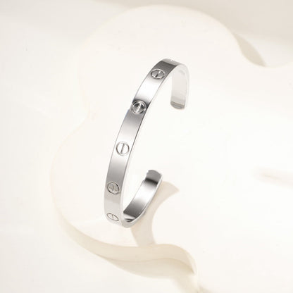 [Love's Uplift]LOVE BRACELET 6.1MM OPEN CUFF