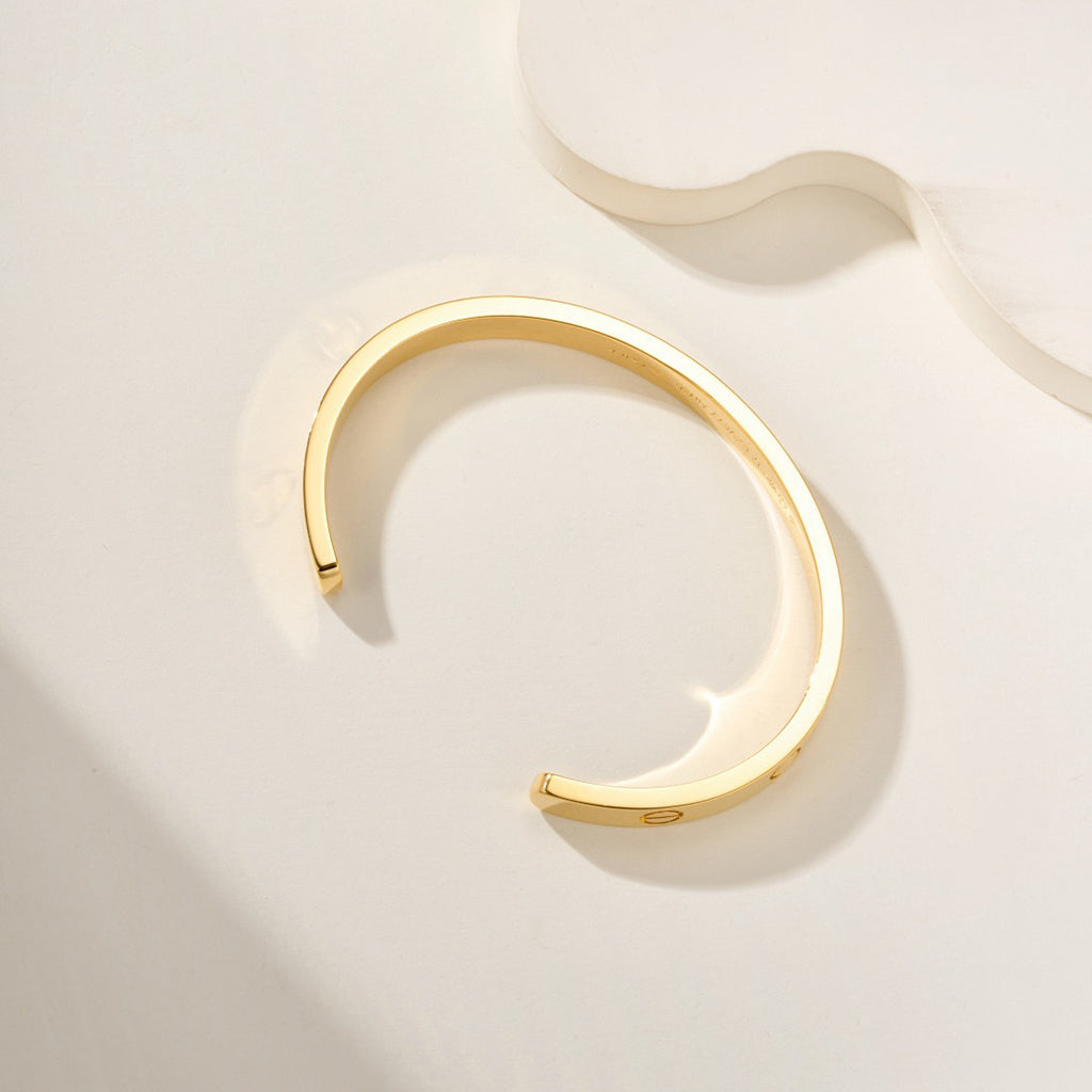 [Love's Uplift]LOVE BRACELET 6.1MM OPEN CUFF