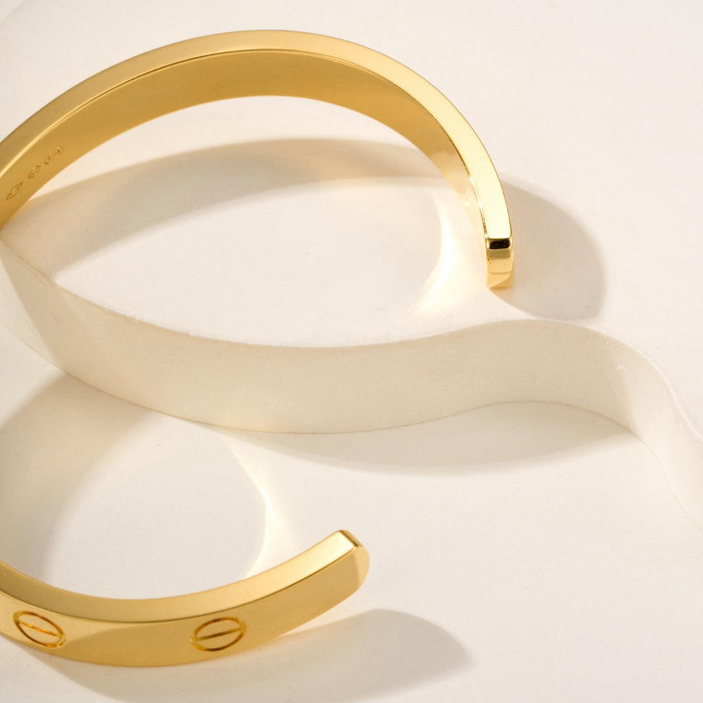 [Love's Uplift]LOVE BRACELET 6.1MM OPEN CUFF
