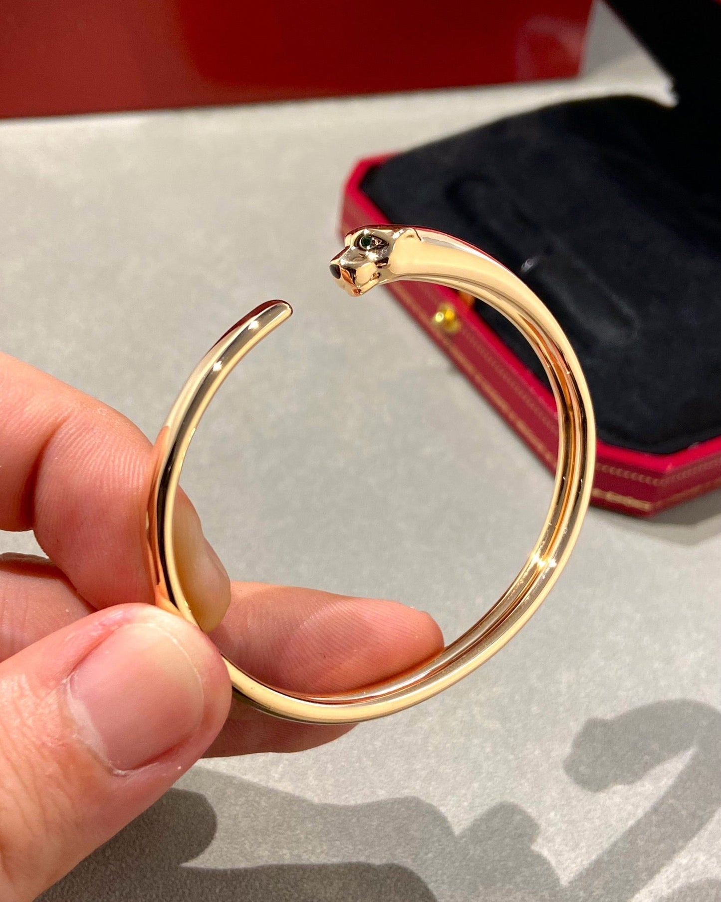 [Love's Uplift]PANTHERE OPEN BRACELET