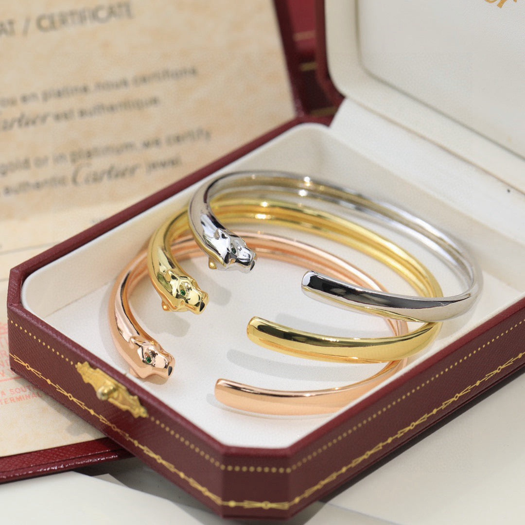[Love's Uplift]PANTHERE OPEN BRACELET