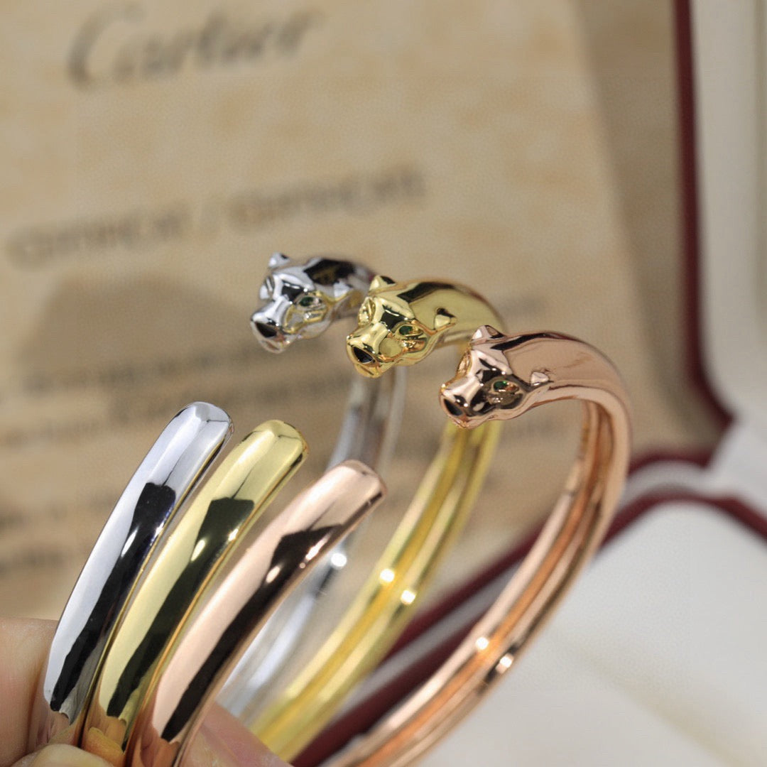 [Love's Uplift]PANTHERE OPEN BRACELET