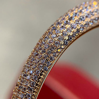 [Love's Uplift]PANTHERE HALF DIAMOND OPEN BRACELET