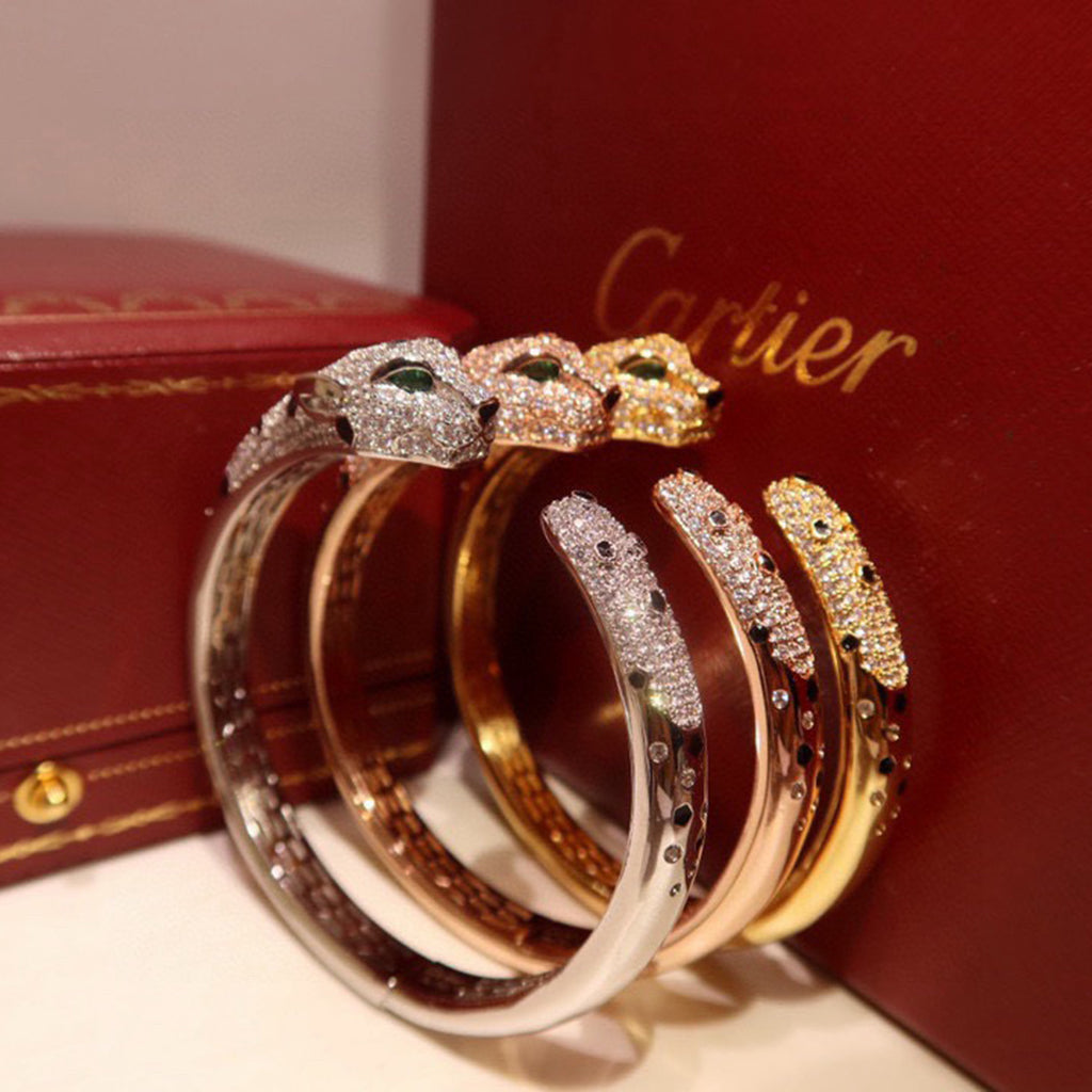 [Love's Uplift]PANTHERE BIG BRACELET DIAMONDS