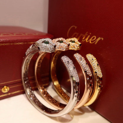 [Love's Uplift]PANTHERE BIG BRACELET DIAMONDS